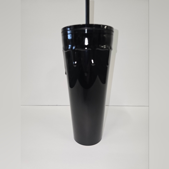 Starbucks 2024 Matte Black Ooze Drip Slime Venti Tumbler Cup. NWT. - Picture 3 of 7